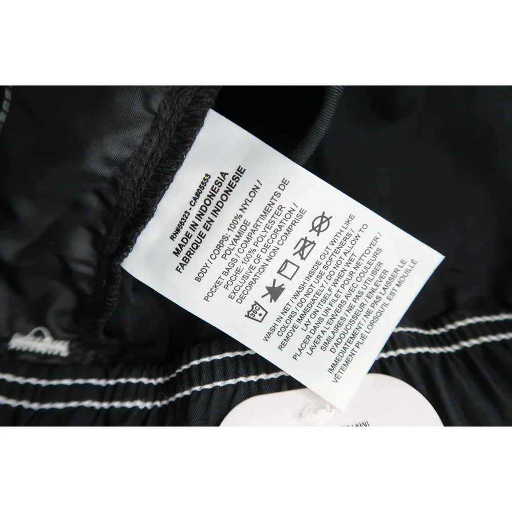 Nike Women's Swoosh‎ Woven Easy Shorts High Rise Black Size Small DM6752-010 New